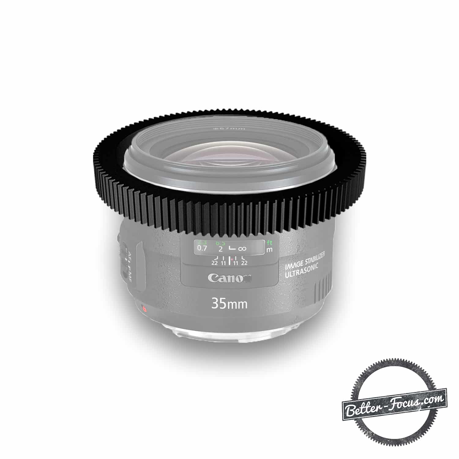 Perfect fitting Follow Focus Gear for CANON EF 35MM F2 IS USM lens