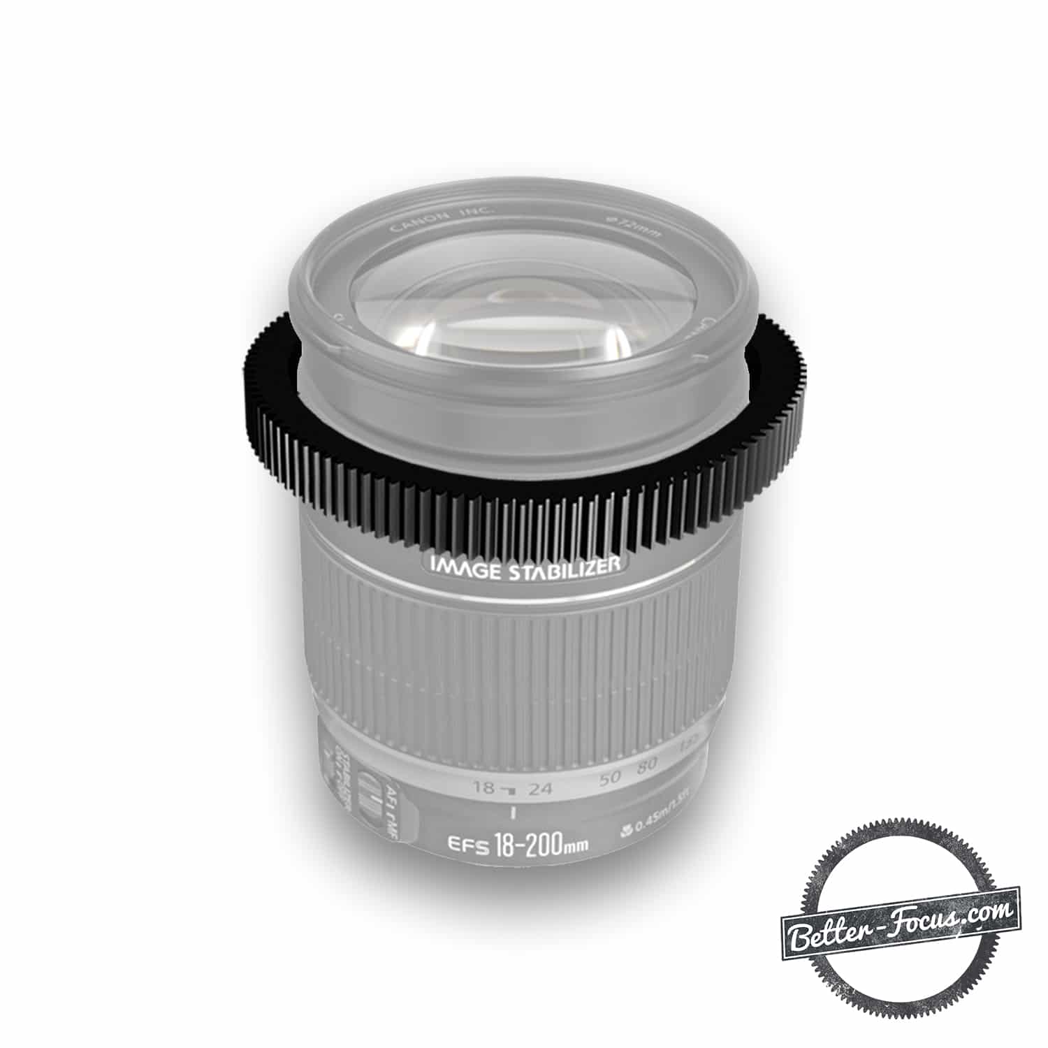 Follow Focus Gear for CANON EF-S 18-200MM F3.5-5.6 IS lens