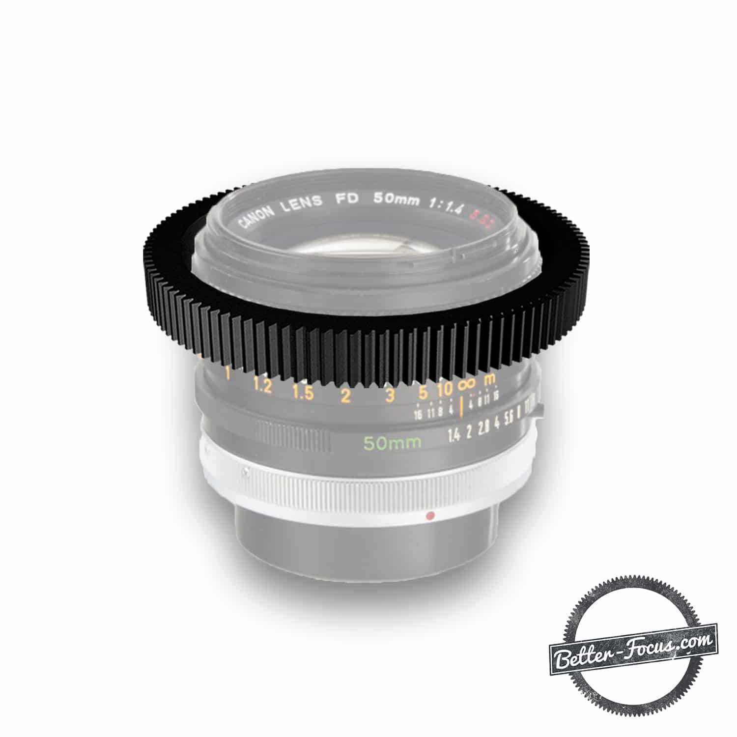 Perfect fitting Follow Focus Gear for CANON FD 50MM F1.4 S.S.C. lens
