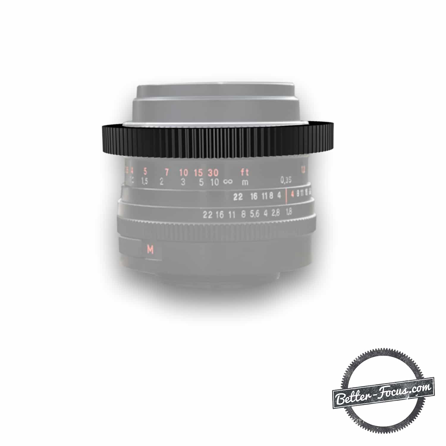 Perfect fitting Follow Focus Gear for CARL ZEISS JENA 50MM F1.8 DDR  PANCOLAR MC (RED LETTERING) lens