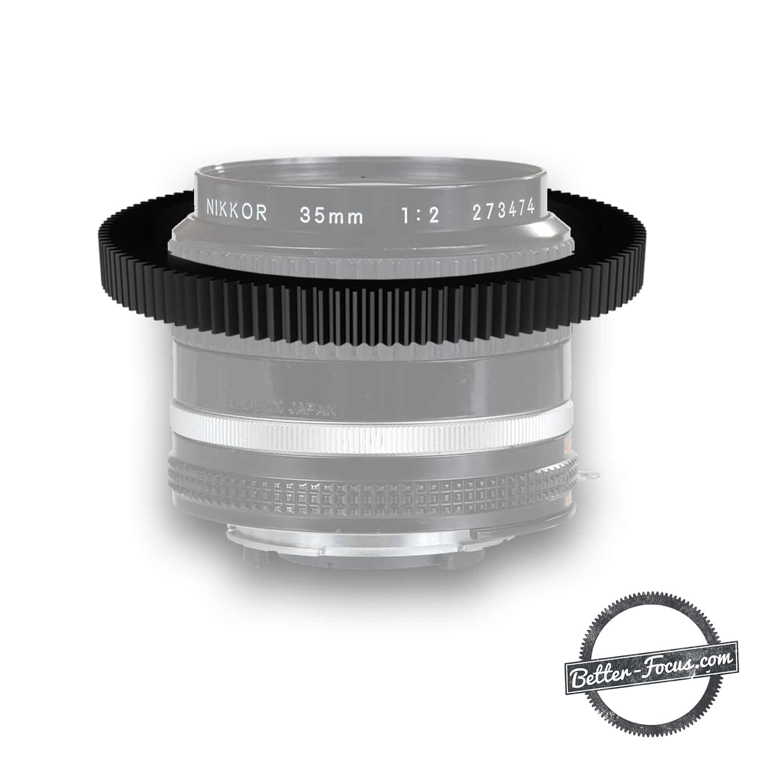 Perfect fitting Follow Focus Gear for NIKON 35MM F2 AI-S lens