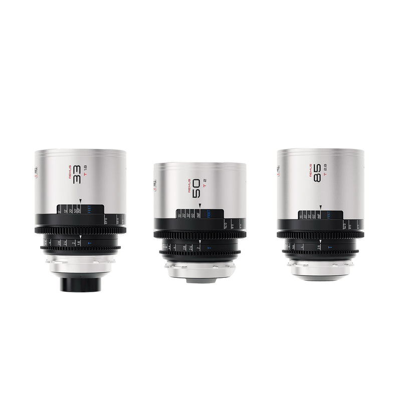 Blazar Remus 1.5x Anamorphic 33/50/85mm 3 Lens Set Bundle (PL/EF Mount)