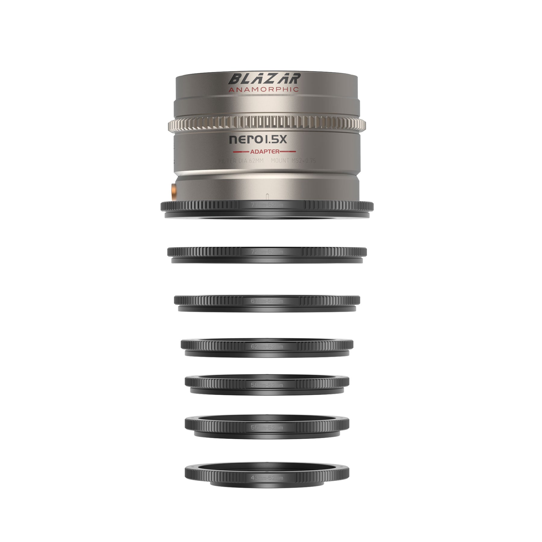 Blazar Lens Great joy NERO 1.5x Anamorphic Adapter