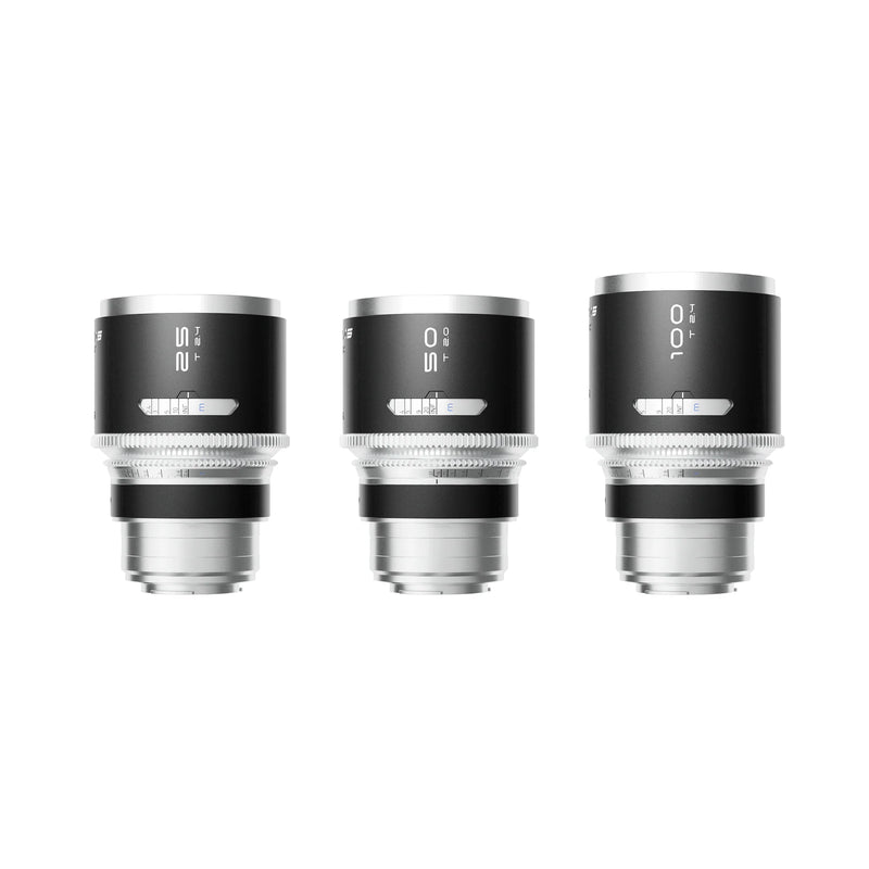 Blazar Mantis 1.33X plein format – Kit de 3 objectifs anamorphiques 25/50/100mm (monture PL/E/EF/RF/L/X/Z)