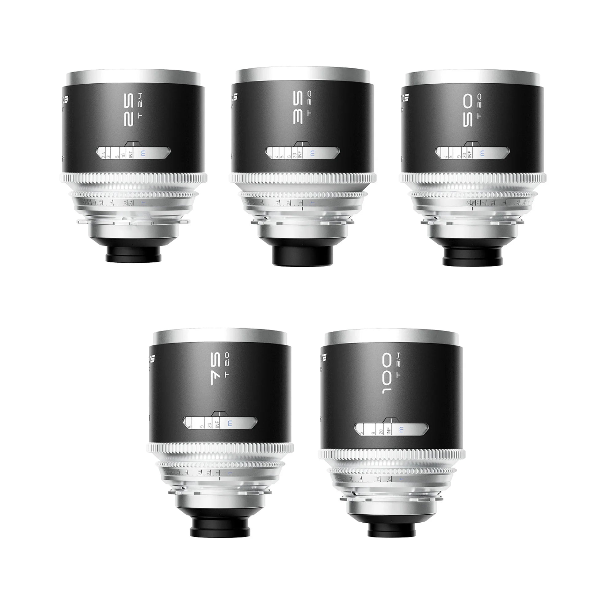 Blazar Mantis 25mm, 35mm, 50mm, 75mm, 100mm 1.33X Anamorphic Objektiv Set (PL/E/EF/RF/L/X/Z Mount)