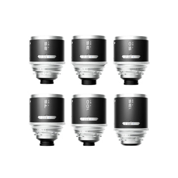Blazar Mantis 25mm, 35mm, 50mm, 75mm, 100mm, 135mm 1.33X Anamorphic 6 Lens Set (PL/E/EF/RF/L/X/Z Mount)
