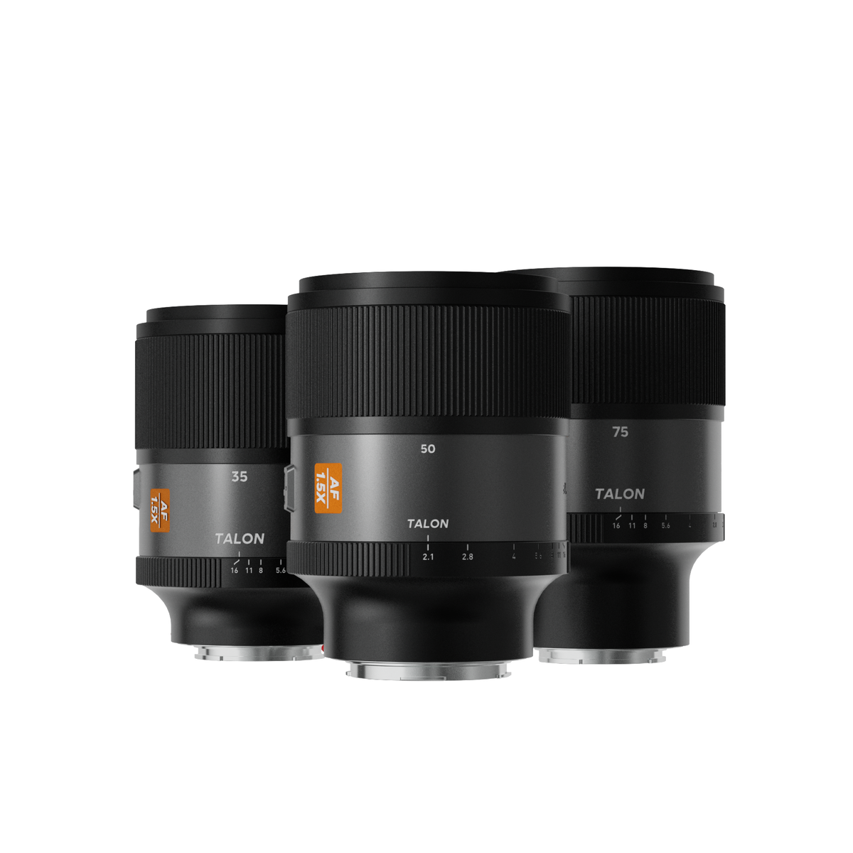 Blazar Talon 35, 50, 75mm Set T2.1 1.5X anamorphic AF Lens (E-Mount)
