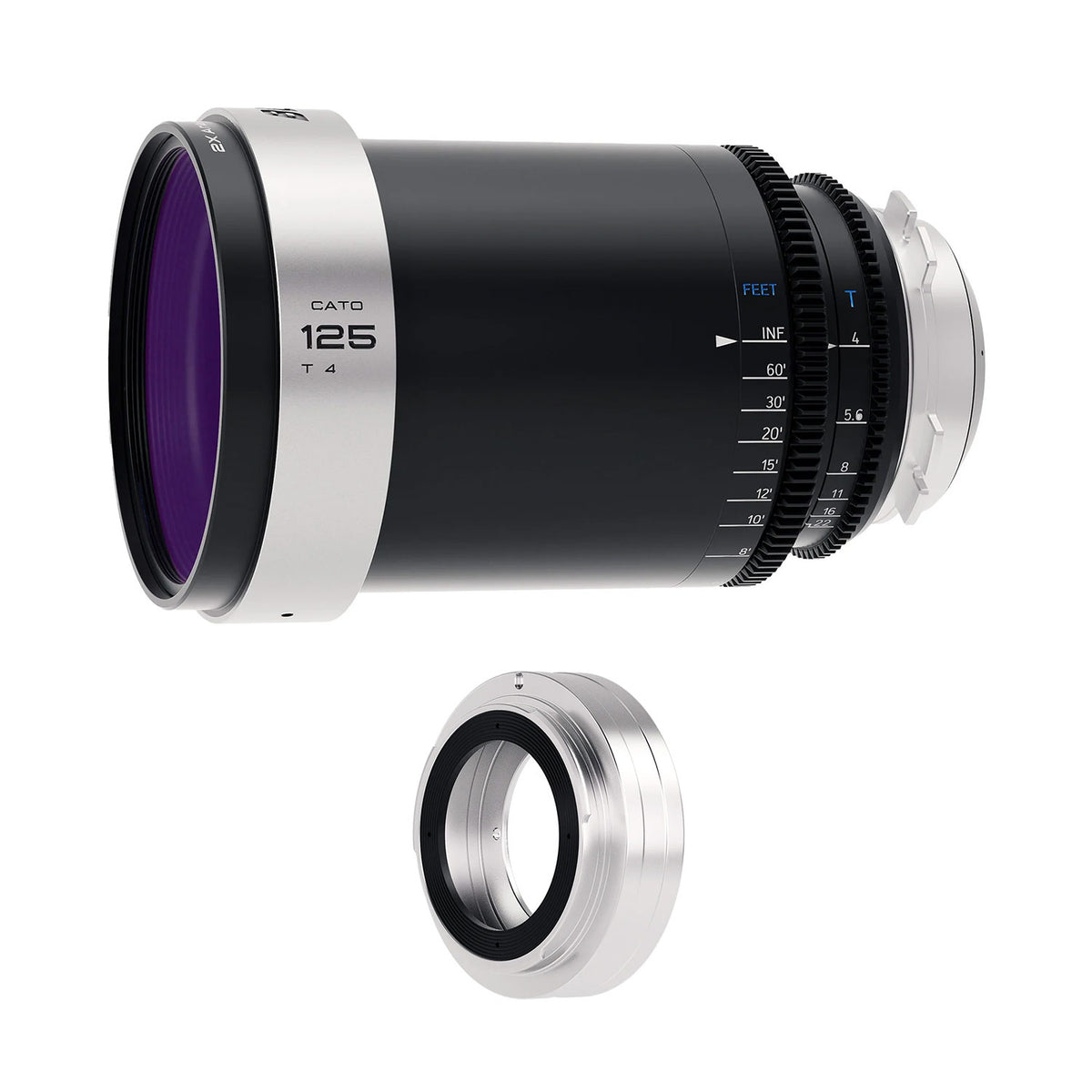 Blazar Cato 125mm T3.2 Objectif anamorphique plein format 2x (monture PL/EF)