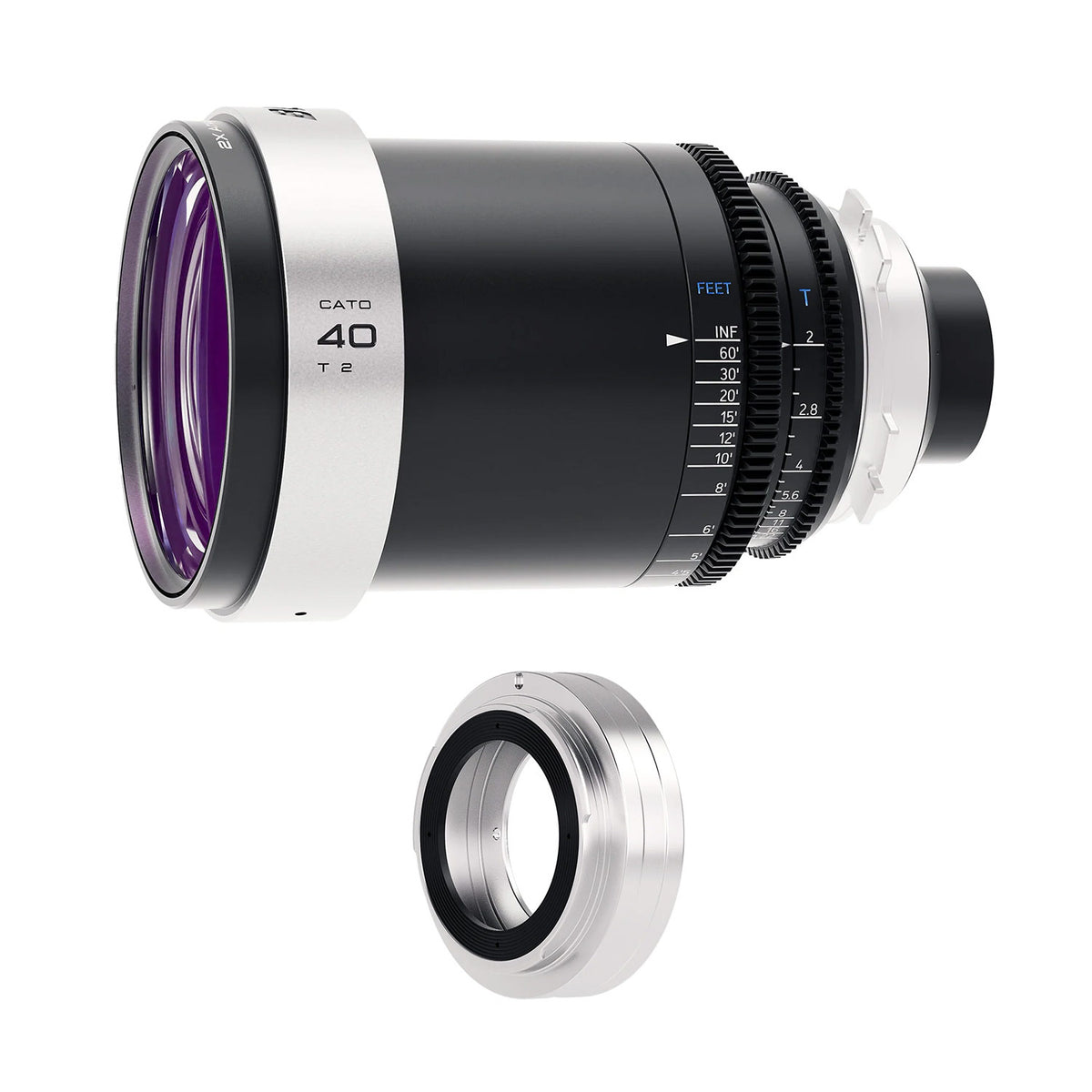 Blazar Cato 40mm T2.4 Objectif anamorphique plein format 2x (monture PL/EF)