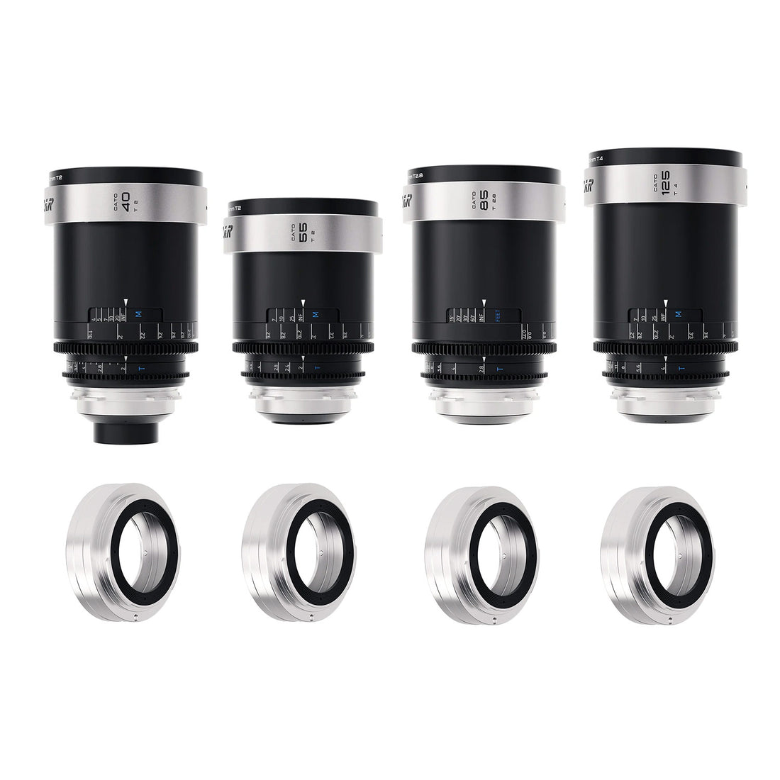 Blazar Cato 2x - 4 Lens set (40mm, 55mm,  85mm, 125mm) anamorphic