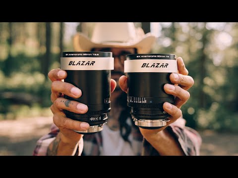 Blazar Cato 2x lens set (40mm, 55mm, 85mm, 125mm) anamorphic