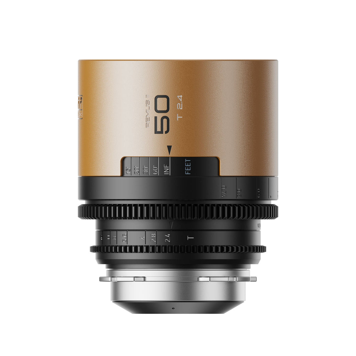 Blazar Remus II 50mm anamorphic lens front view