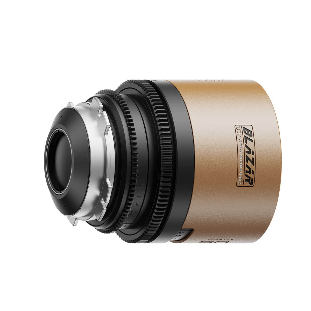 Blazar Remus II 50mm anamorphic lens detail