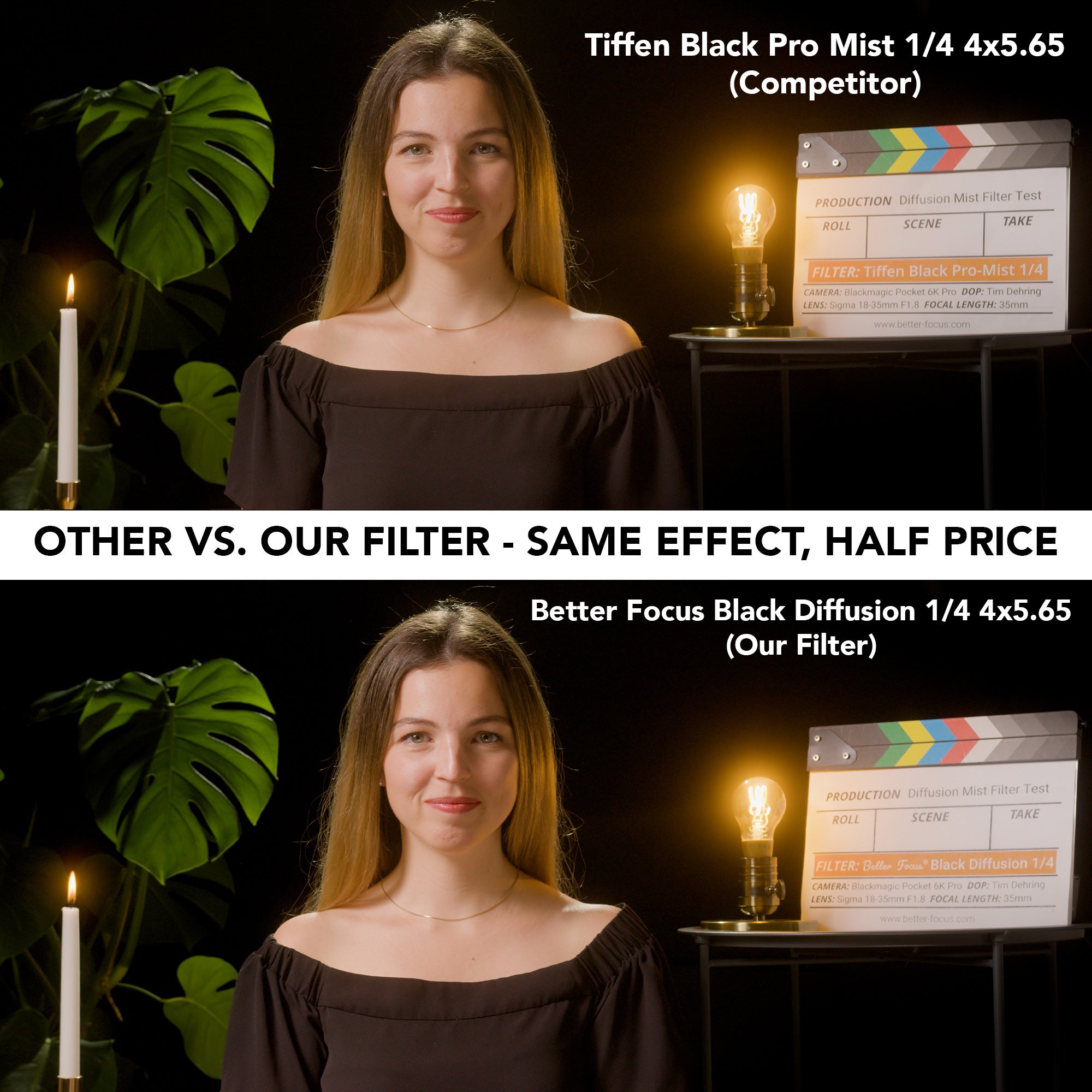Tiffen 82mm Black Pro-Mist Filter カメラアクセサリー | www ...